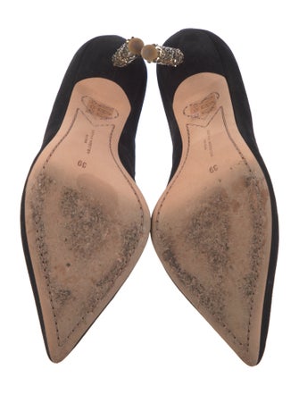 Sophia Webster Suede Crystal Embellishments Pumps
