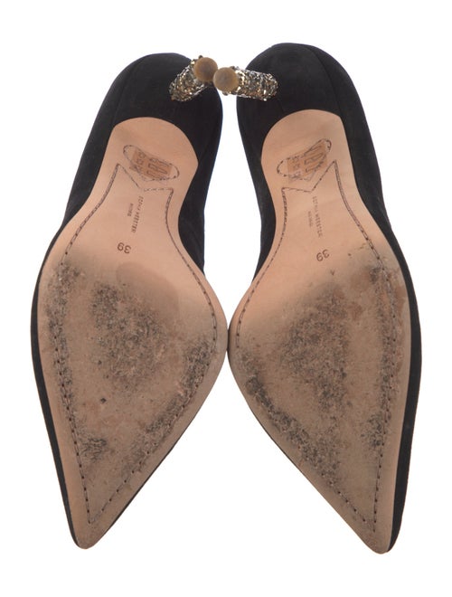Sophia Webster Suede Crystal Embellishments Pumps