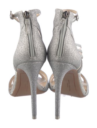 Sophia Webster Glitter Animal Print Sandals