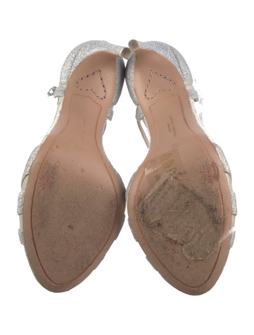 Sophia Webster Glitter Animal Print Sandals