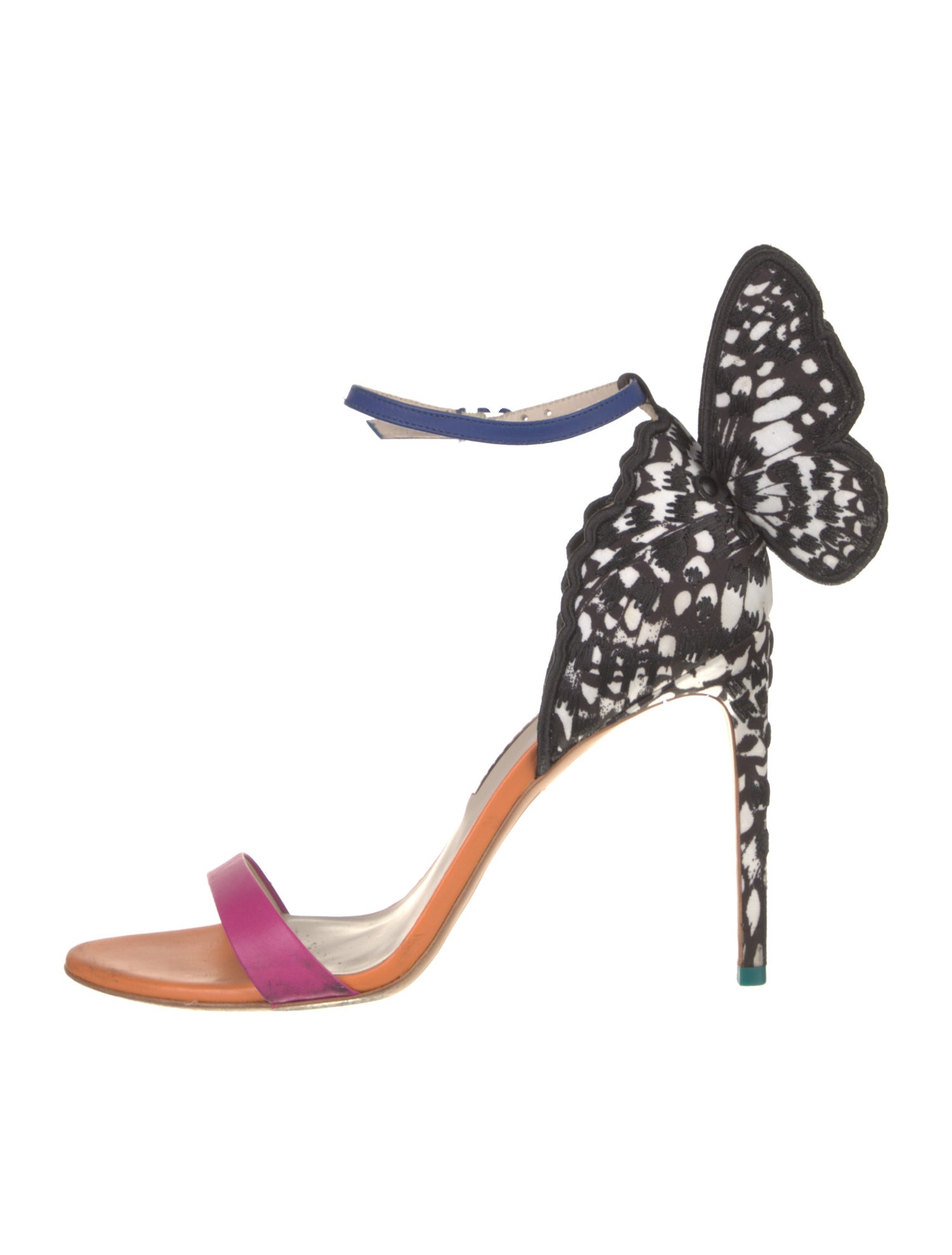 Sophia Webster Leather Embroidered Accent Sandals