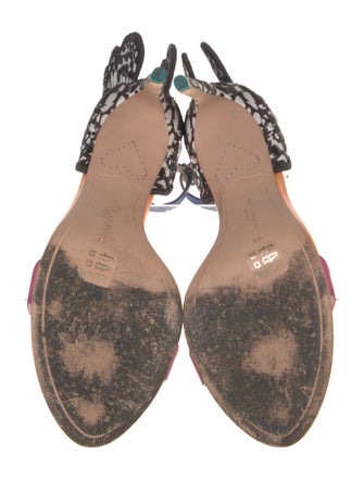 Sophia Webster Leather Embroidered Accent Sandals