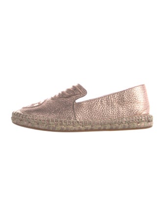 Sophia Webster Leather Animal Print Espadrilles