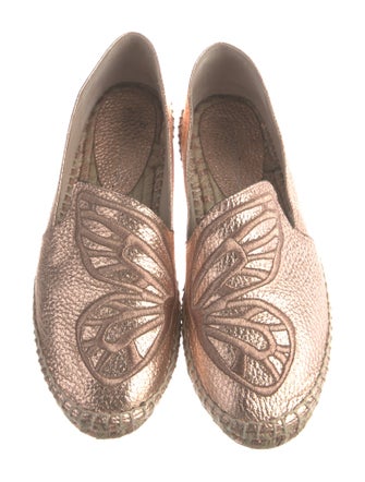 Sophia Webster Leather Animal Print Espadrilles