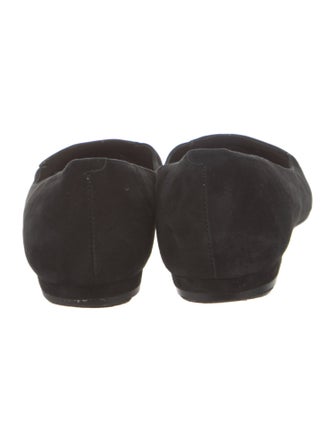 Sophia Webster Suede Leather Trim Embellishment Flats