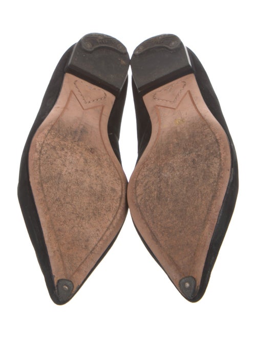 Sophia Webster Suede Leather Trim Embellishment Flats