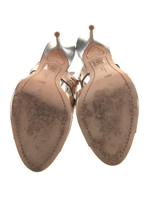 Sophia Webster Leather Lasercut Accents Slingback Pumps