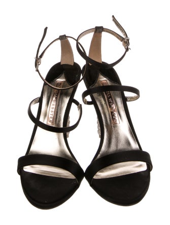 Sophia Webster Satin Crystal Embellishments D'Orsay Pumps