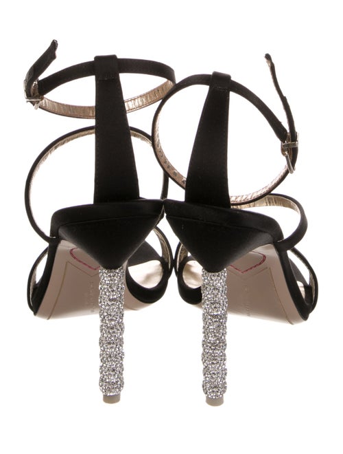 Sophia Webster Satin Crystal Embellishments D'Orsay Pumps