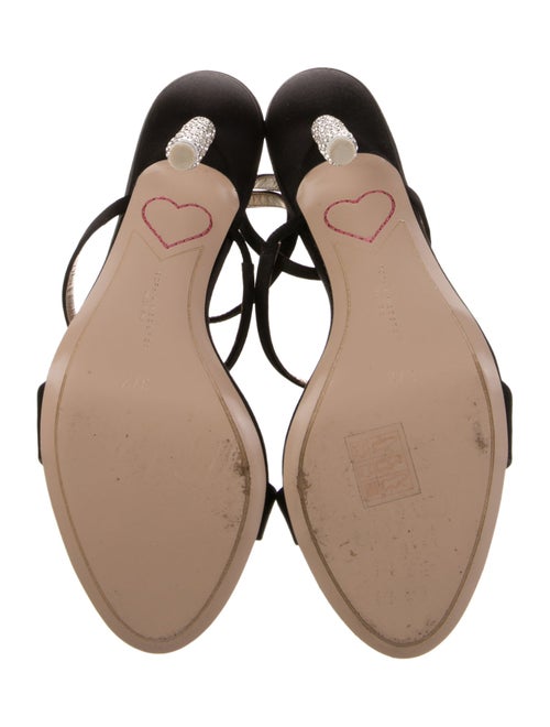 Sophia Webster Satin Crystal Embellishments D'Orsay Pumps