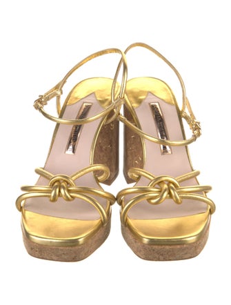 Sophia Webster Leather Slingback Sandals