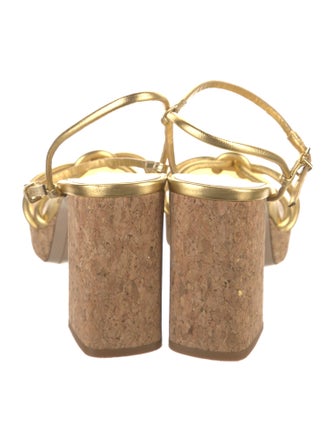 Sophia Webster Leather Slingback Sandals