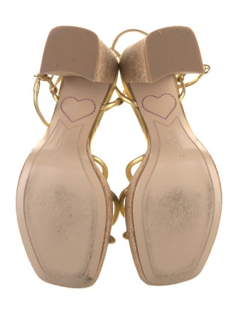 Sophia Webster Leather Slingback Sandals