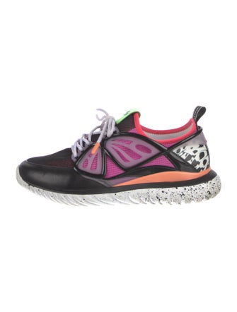 Sophia Webster Leather Printed Sneakers