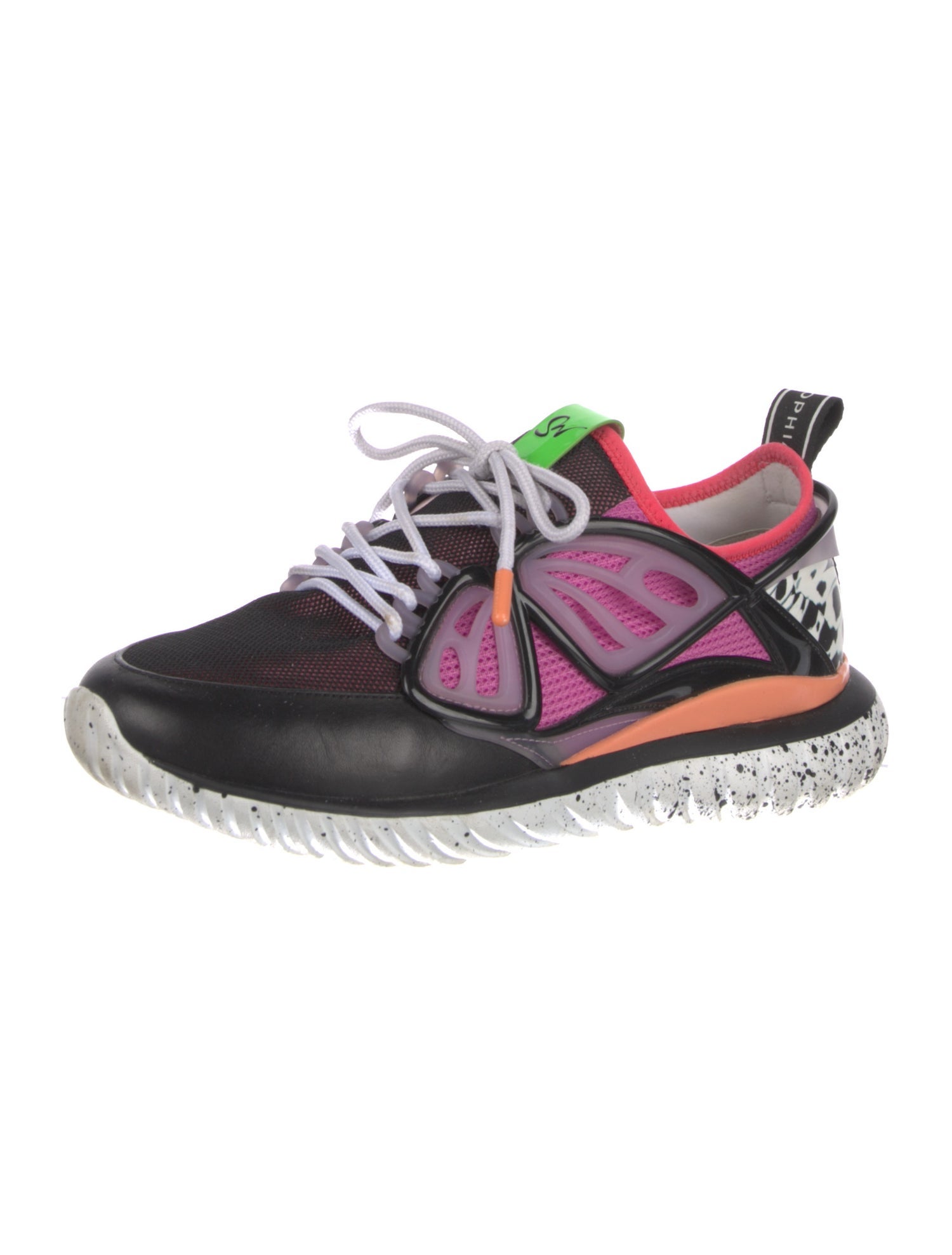 Sophia Webster Leather Printed Sneakers