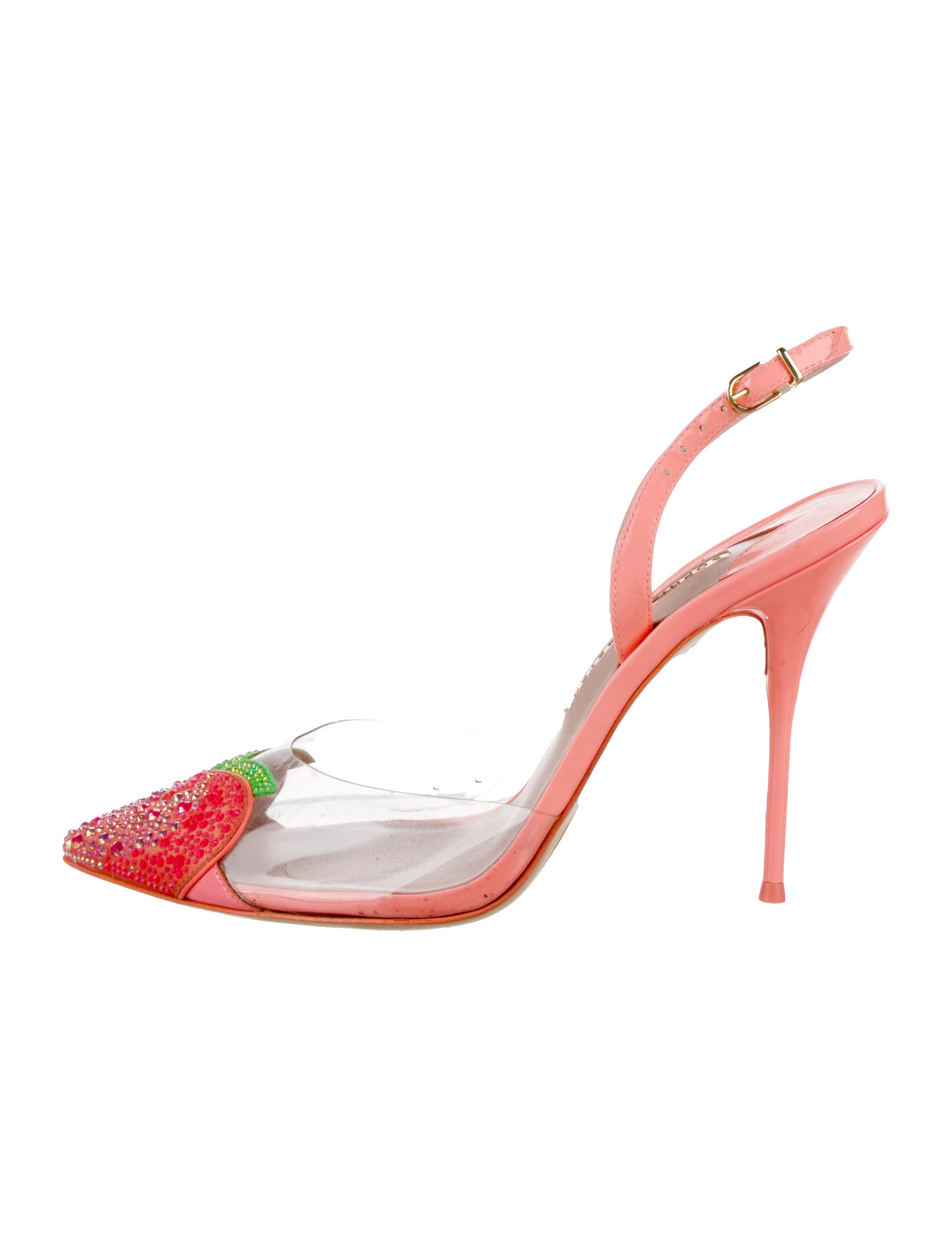 Sophia Webster Leather Slingback Pumps