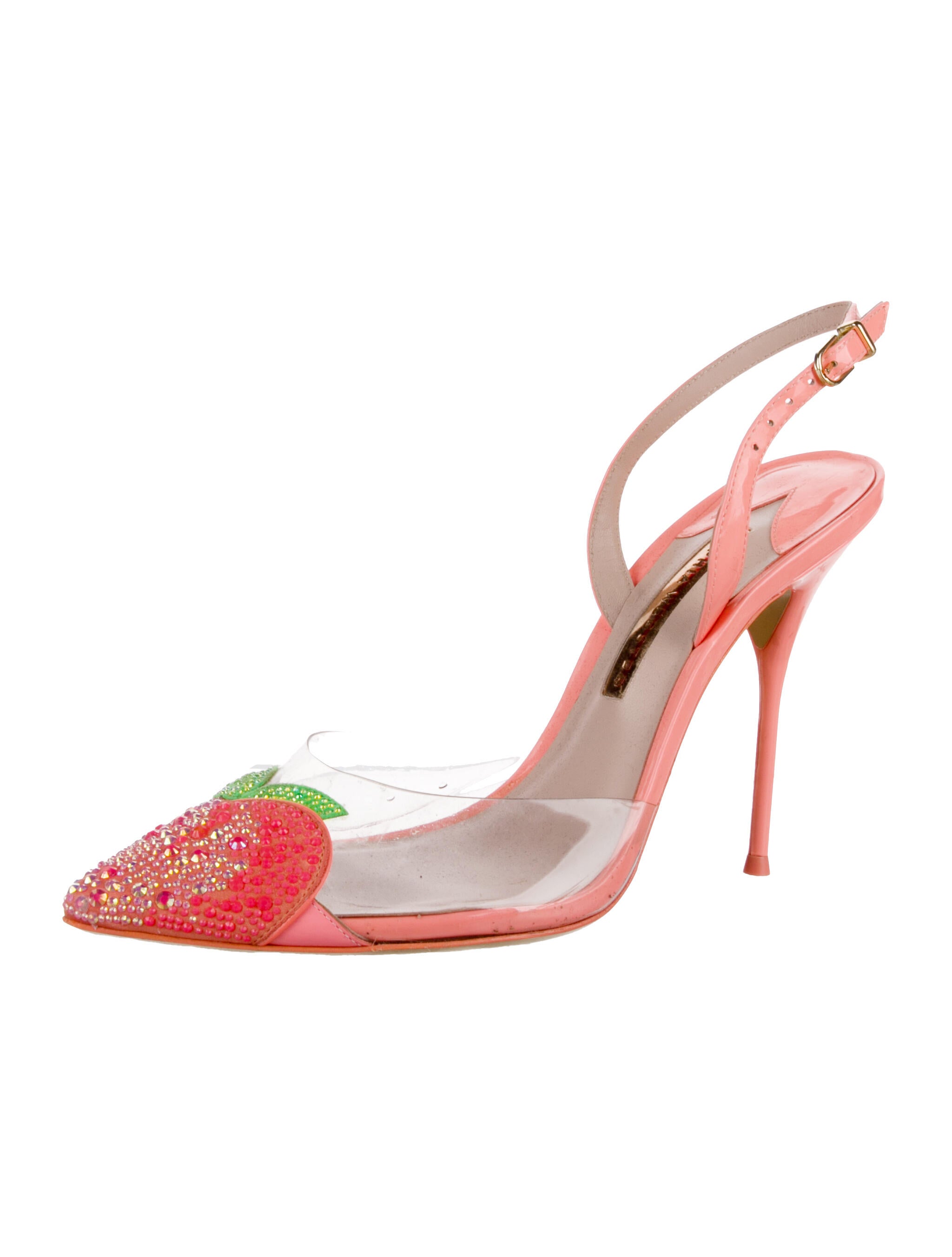 Sophia Webster Leather Slingback Pumps