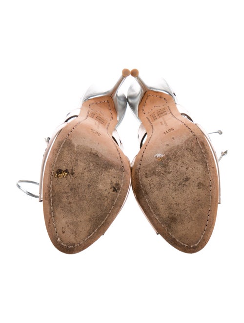 Sophia Webster Leather Lasercut Accents Slingback Sandals