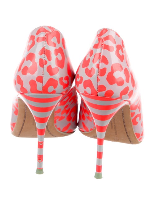 Sophia Webster Patent Leather Animal Print Pumps