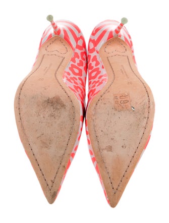 Sophia Webster Patent Leather Animal Print Pumps