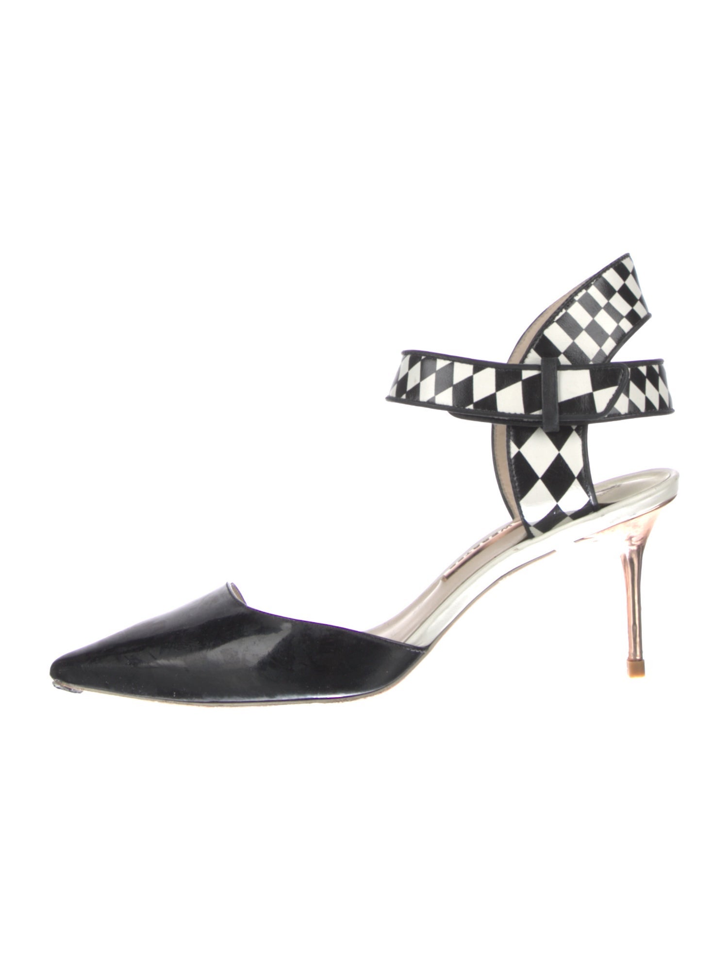 Sophia Webster Patent Leather D'Orsay Pumps