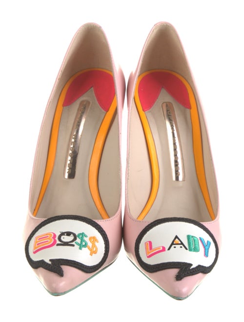 Sophia Webster Patent Leather Printed Pumps