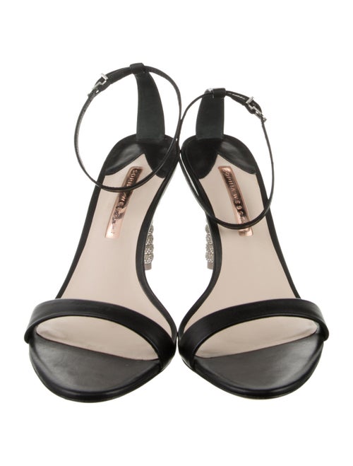 Sophia Webster Leather Crystal Embellishments Sandals