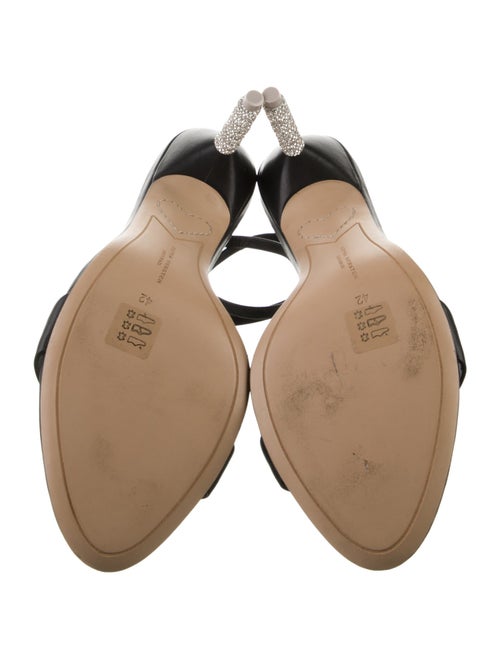 Sophia Webster Leather Crystal Embellishments Sandals