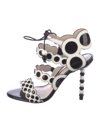 Sophia Webster Patent Leather Slingback Sandals