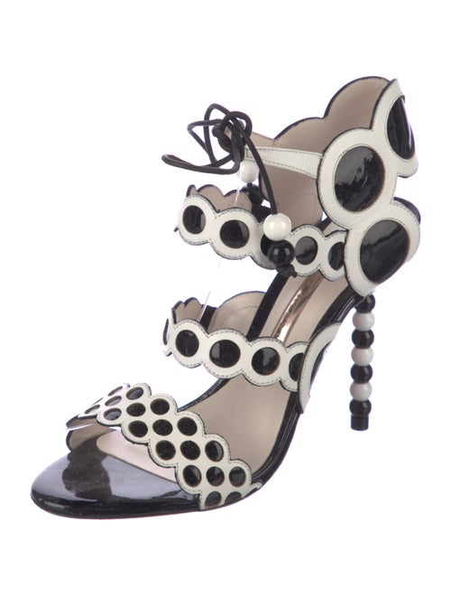 Sophia Webster Patent Leather Slingback Sandals