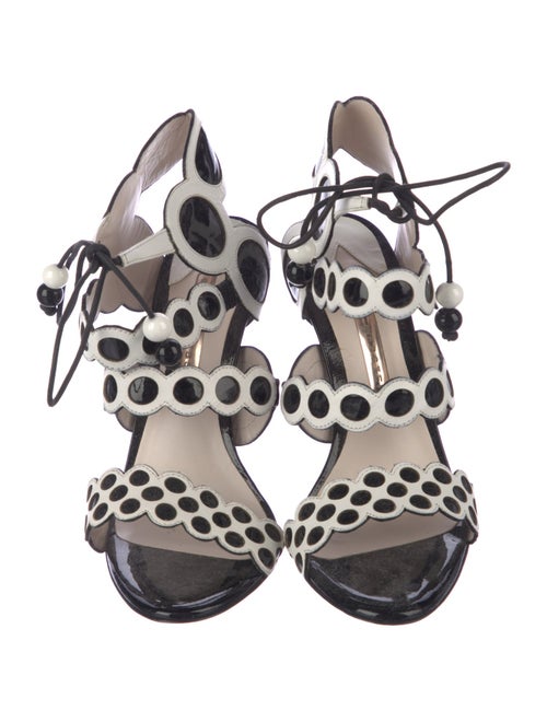 Sophia Webster Patent Leather Slingback Sandals