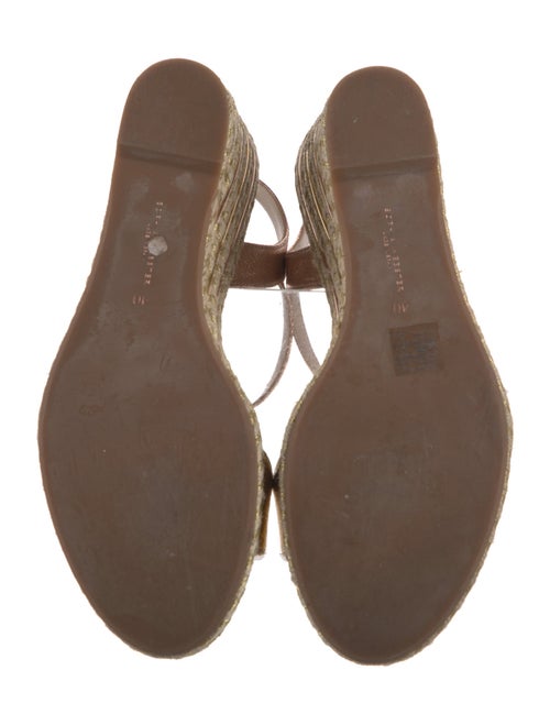 Sophia Webster Leather Striped Espadrilles