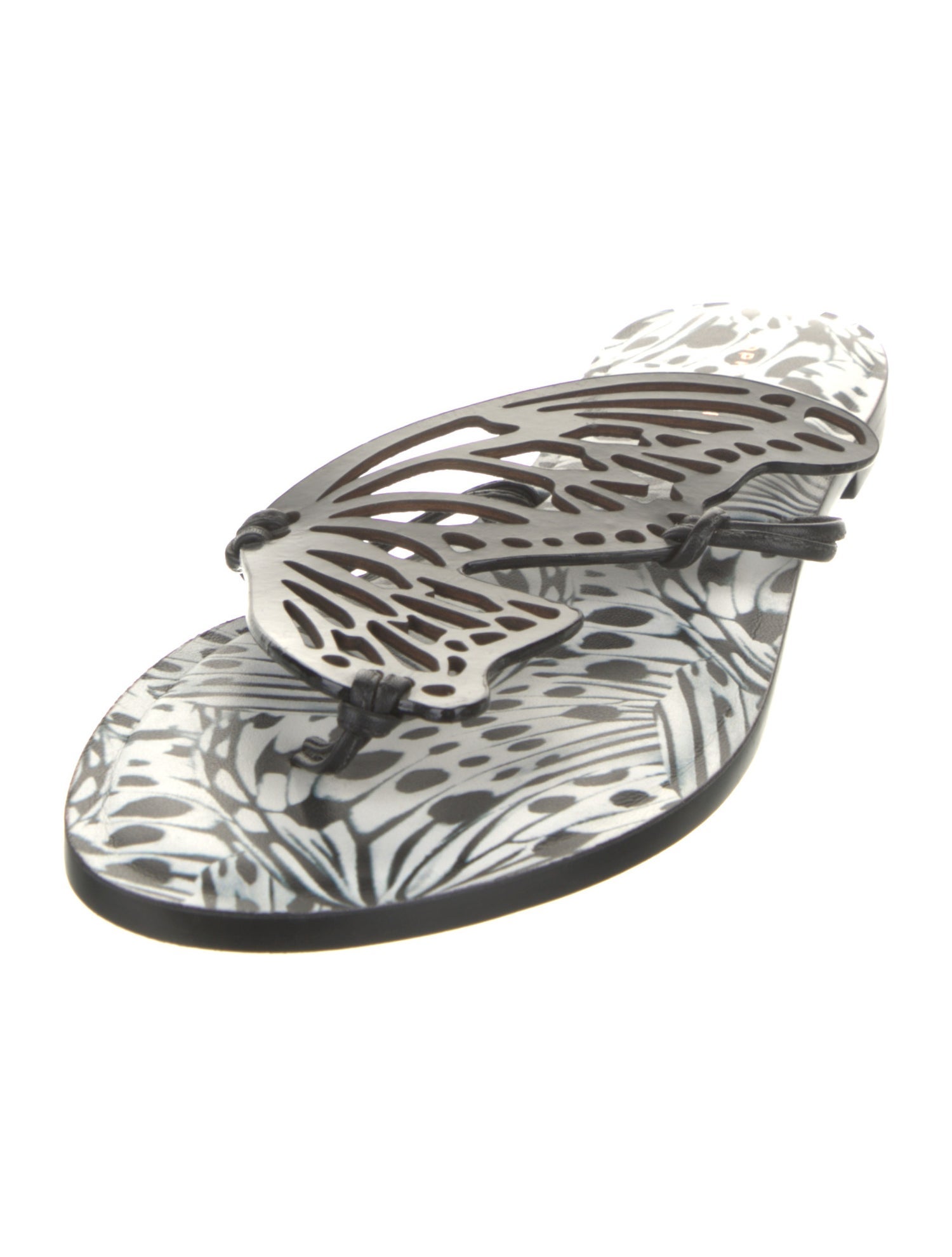 Sophia Webster Rubber Lasercut Accents Slides