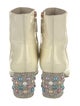 Sophia Webster Patent Leather Crystal Embellishments Boots