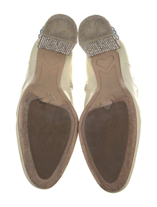 Sophia Webster Patent Leather Crystal Embellishments Boots