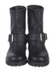 Sophia Webster Leather Crystal Embellishments Moto Boots