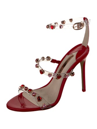 Sophia Webster PVC Crystal Embellishments Sandals