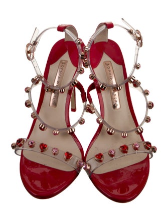 Sophia Webster PVC Crystal Embellishments Sandals