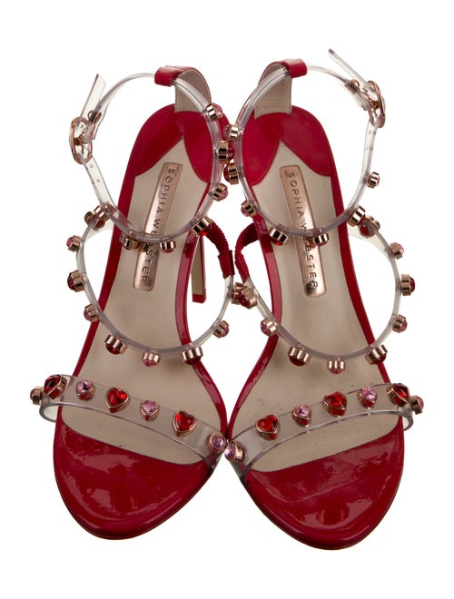 Sophia Webster PVC Crystal Embellishments Sandals