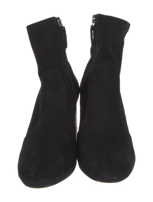 Sophia Webster Suede Colorblock Pattern Sock Boots