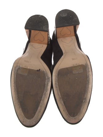 Sophia Webster Suede Colorblock Pattern Sock Boots