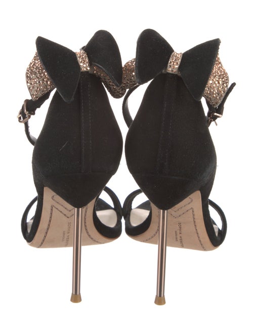 Sophia Webster Suede Crystal Embellishments Sandals