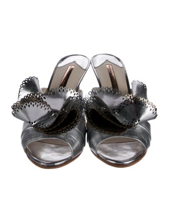 Sophia Webster Leather Lasercut Accents Slides