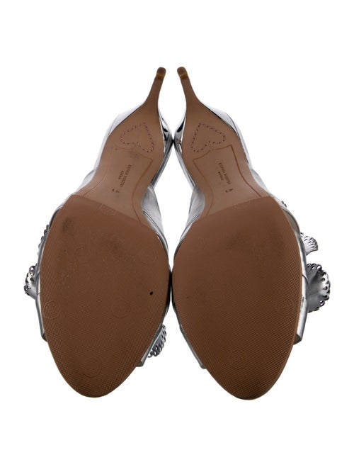 Sophia Webster Leather Lasercut Accents Slides