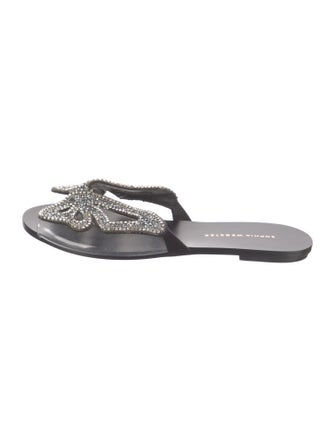 Sophia Webster Crystal Embellishments Slides