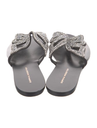 Sophia Webster Crystal Embellishments Slides