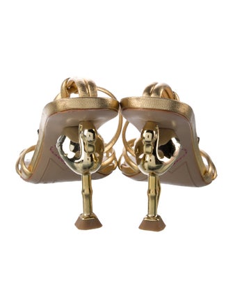 Sophia Webster Leather Slingback Sandals