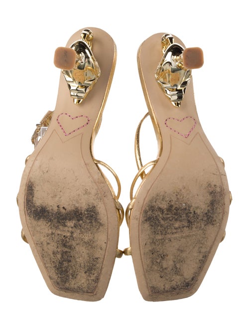 Sophia Webster Leather Slingback Sandals