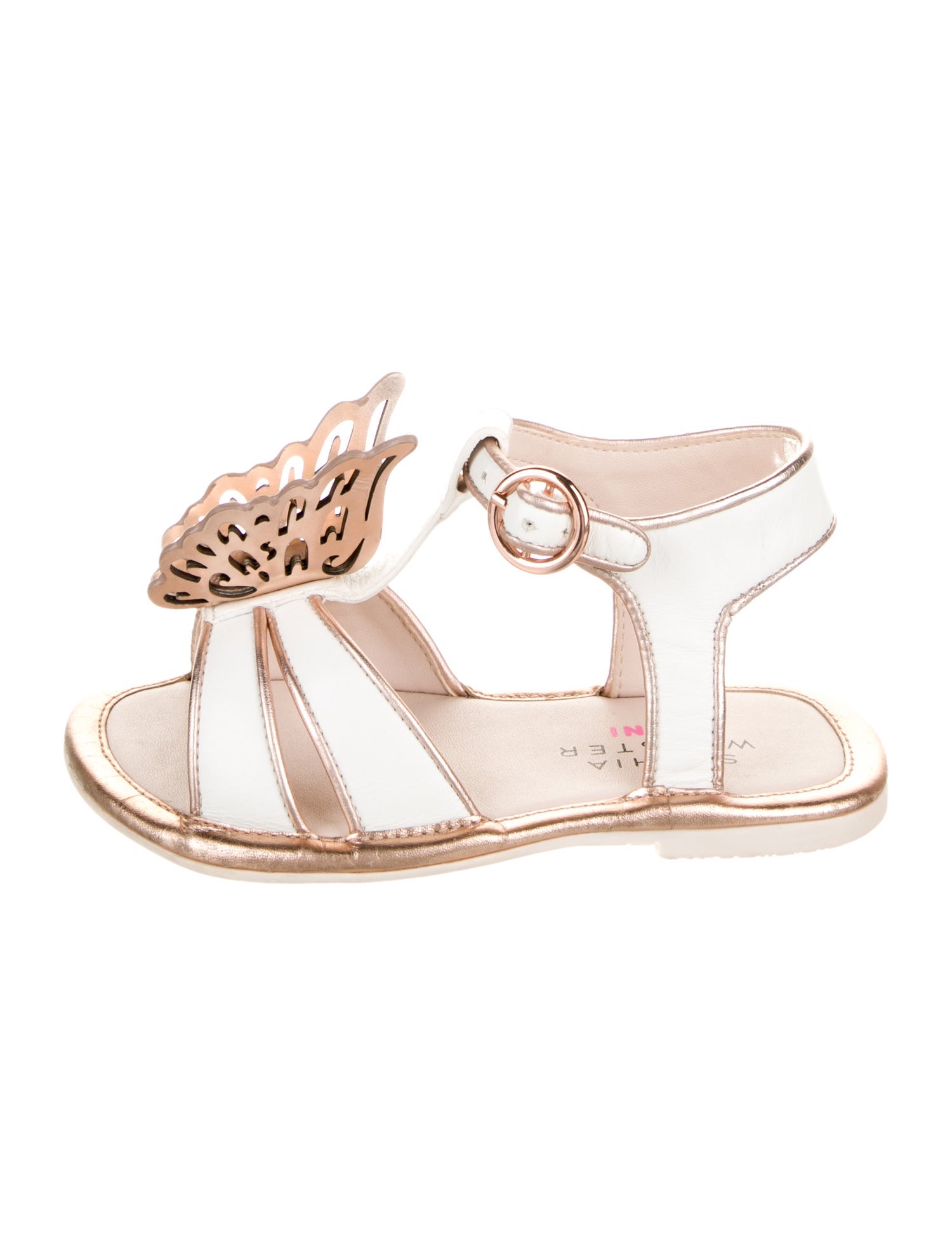 Sophia Webster Girls' Leather Butterfly Sandals