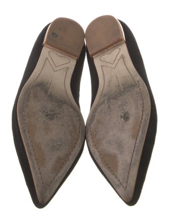 Sophia Webster Suede Embroidered Accent Ballet Flats